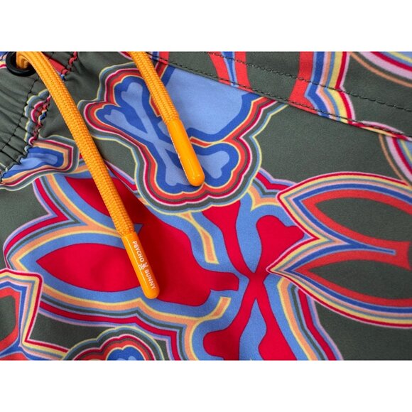 Psycho Bunny Boys Swim Shorts M Multicolor Bunny Pattern Polyester - Picture 6 of 13